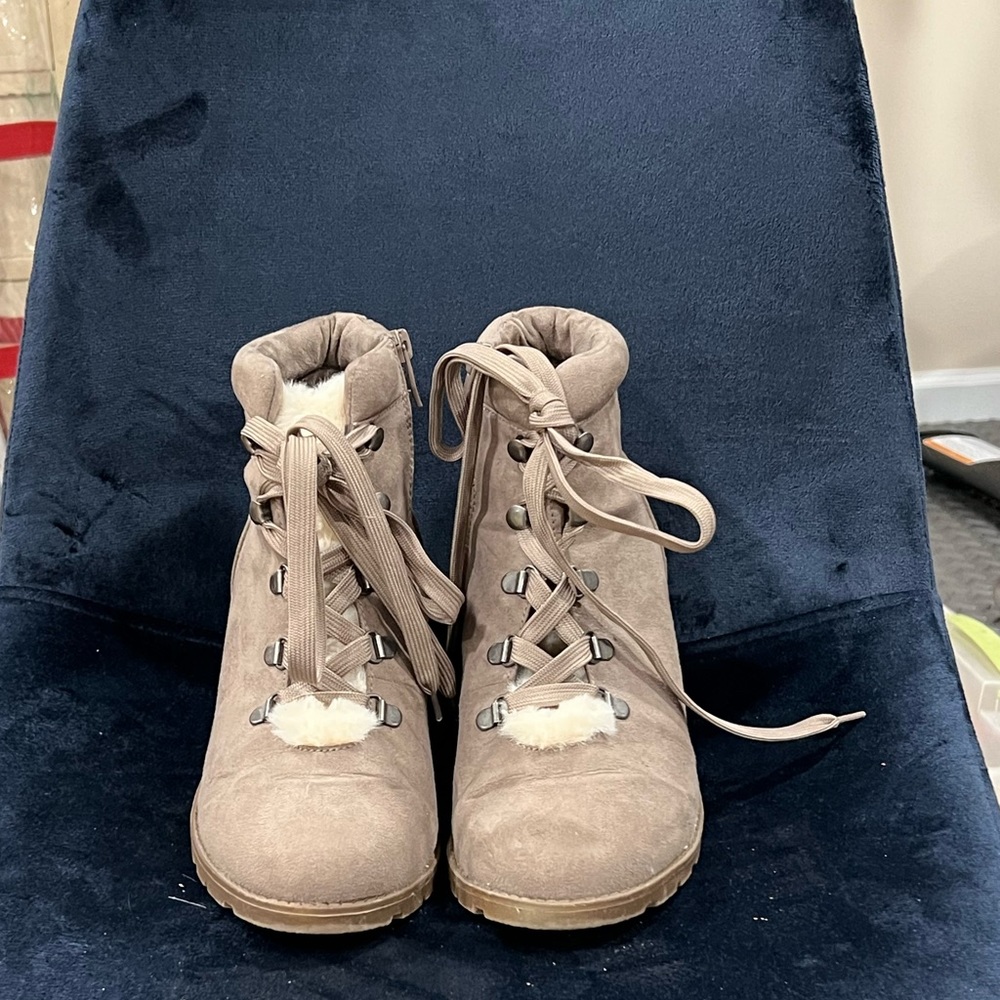 Pair of Torrid wedge boots